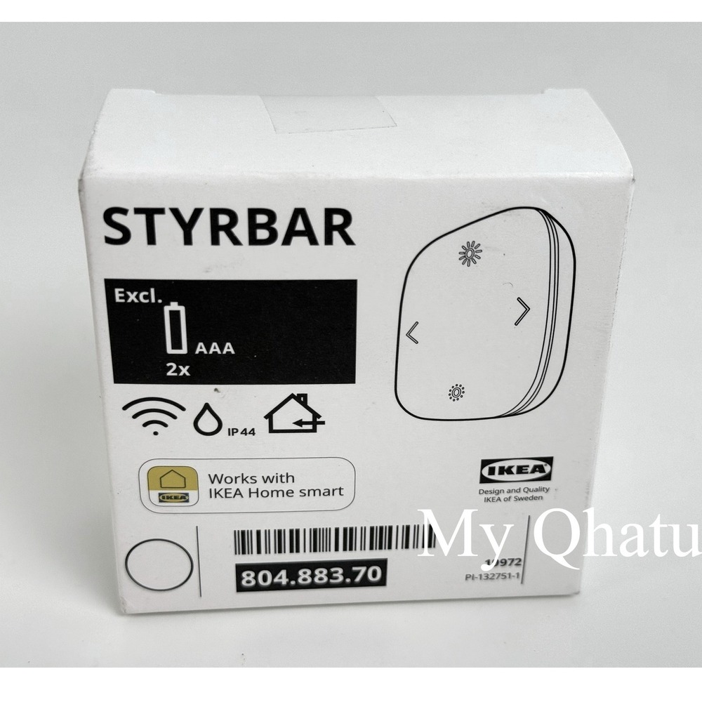 IKEA STYRBAR Remote Control White Smart Home Zigbee Wireless Dimmer 804.883.70